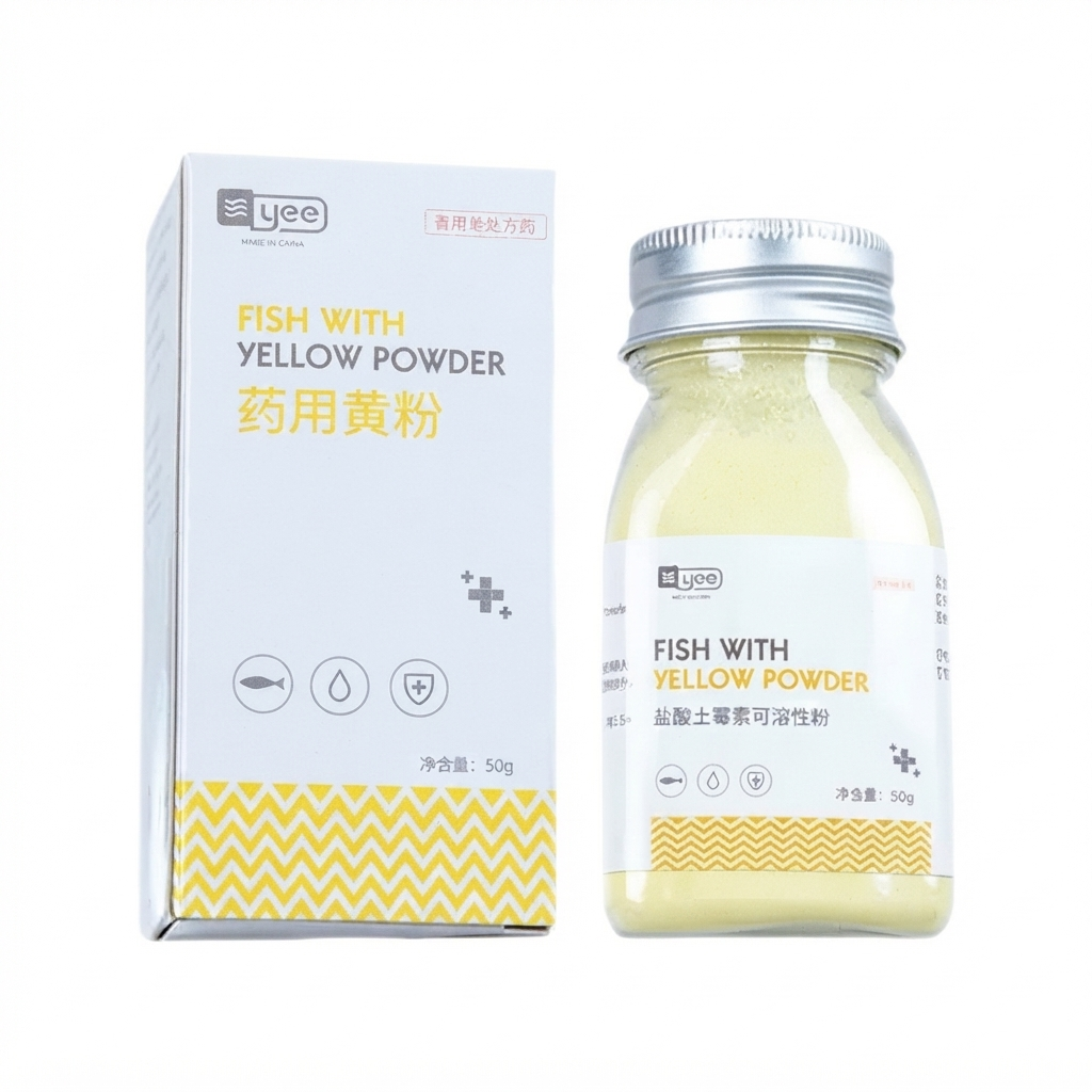 پودر زرد (ضد سفیدک و عفونت ماهی) YEE YELLOW POWDER