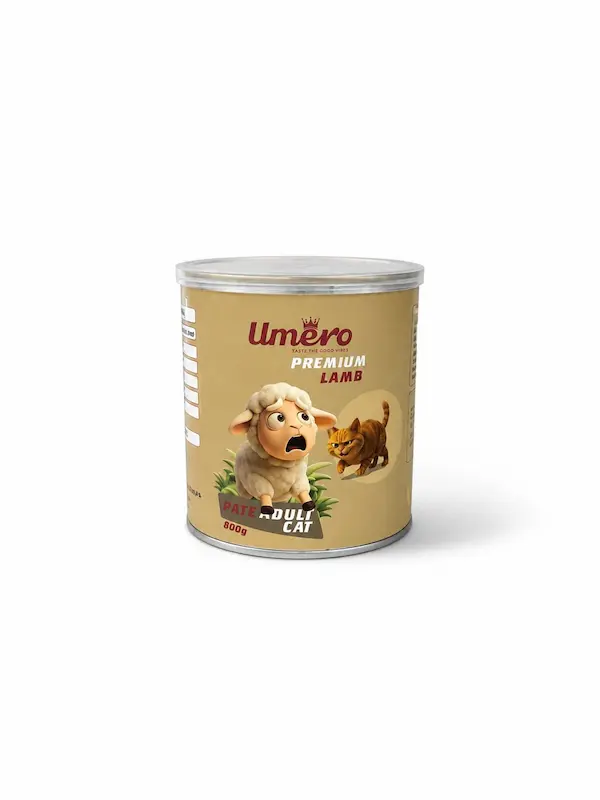 کنسرو گربه برند اومرو(umero)طعم بره ۸۰۰gr