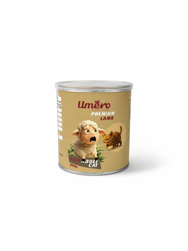 کنسرو گربه برند اومرو(umero)طعم بره ۸۰۰gr