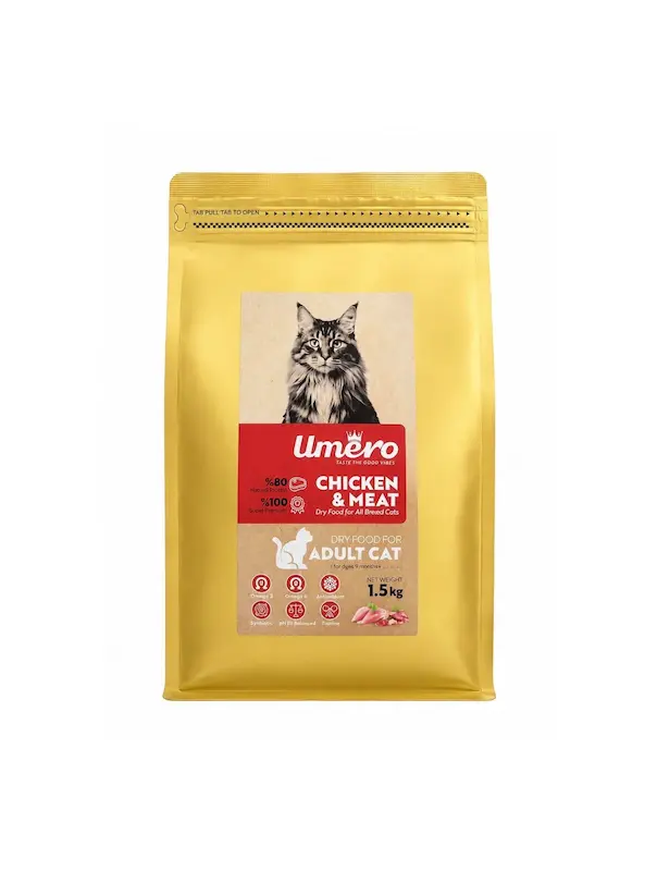 غذا خشک گربه بالغ اومرو(umero) 1.5Kg